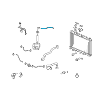 OEM Honda CR-V Tube, Reserve Tank Diagram - 19104-RZA-A01