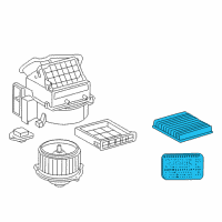 OEM 2000 Toyota Celica Filter & Accessory A Diagram - 88880-20090