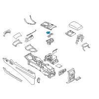 OEM 2016 Ford Edge Cup Holder Diagram - FT4Z-5813562-AG