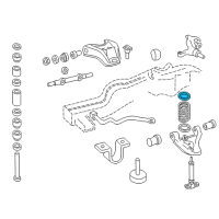 OEM Chevrolet S10 Insulator-Front Spring *Blue Diagram - 15737908