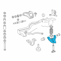 OEM GMC Syclone Front Lower Control Arm Kit (Lh) Diagram - 12546749
