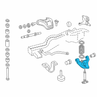 OEM 1997 GMC Sonoma Lower Control Arm Diagram - 12470309