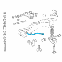 OEM 1991 GMC Syclone Shaft-Front Stabilizer Diagram - 15677613