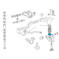 OEM 1991 Chevrolet S10 Insulator-Front Spring Lower Diagram - 15522279