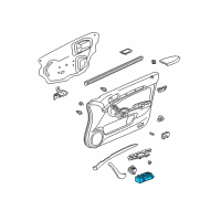 OEM 2006 Acura TSX Switch Assembly Diagram - 35750-SEC-307