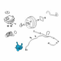 OEM 2012 Chevrolet Caprice Vacuum Pump Diagram - 92227002