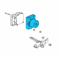 OEM 2019 Chevrolet Camaro ABS Control Unit Diagram - 84940284