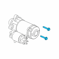 OEM 2022 Ford Bronco Starter Bolt Diagram - -W503300-S442