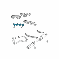 OEM Dodge Magnum Gasket-Exhaust Manifold Diagram - 53013944AA