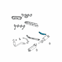 OEM Chrysler Aspen Shield-Heat Diagram - 55362413AD