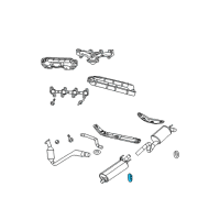 OEM Dodge Durango ISOLATOR-Exhaust Support Diagram - 52855434AA