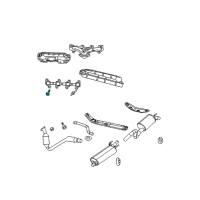 OEM 2019 Chrysler 300 Bolt-Exhaust Manifold Diagram - 6507746AA