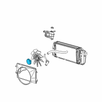 OEM Lincoln Mark LT Fan Clutch Diagram - 5L3Z-8A616-CB