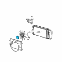 OEM 2002 Lincoln Navigator Fan Clutch Diagram - 5L3Z-8A616-CB