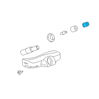 OEM Hummer TPMS Sensor Nut Diagram - 15122619