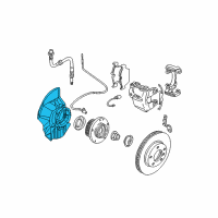 OEM 2002 BMW M3 Protection Plate Left Diagram - 34-11-2-282-109