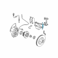 OEM 2003 BMW 325Ci Clip Diagram - 34-11-1-163-801