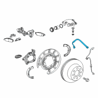 OEM 2019 Chevrolet Silverado 1500 Brake Hose Diagram - 84183650