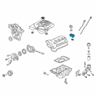 OEM Cadillac CTS Filler Tube Diagram - 12597946