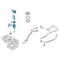 OEM 2018 Hyundai Santa Fe Sport Pump Assembly-Fuel Diagram - 31110-4Z000
