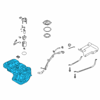 OEM 2014 Hyundai Santa Fe Sport Tank Assembly-Fuel Diagram - 31150-4Z000