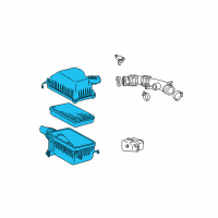 OEM Toyota Tundra Air Cleaner Assembly Diagram - 17700-07070