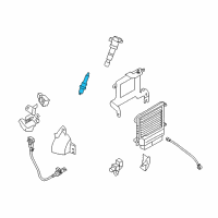 OEM Kia Optima Spark Plug Assembly Diagram - 1884711160