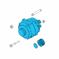 OEM 2020 Ford Police Interceptor Utility Alternator Diagram - L1MZ-10346-F