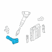 OEM 2018 Lexus LS500 Sensor, Crank POSITI Diagram - 90919-05088