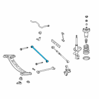 OEM 1997 Toyota Avalon Front Lateral Arm Diagram - 48710-33040