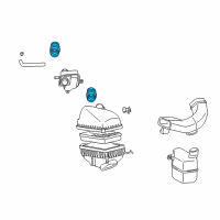 OEM 2000 Toyota Solara Duct Diagram - 17881-20090