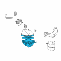 OEM 1997 Lexus ES300 Cleaner Assy, Air W/Element Diagram - 17700-20051