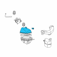 OEM Toyota Solara Meter Assy, Air Flow W/Air Cleaner Diagram - 22020-20041