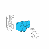 OEM 2012 Toyota Prius V Park Sensor Diagram - 89341-28480-H2