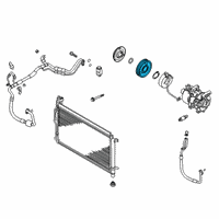 OEM Hyundai Kona PULLEY Assembly-Air Conditioning Compressor Diagram - 97643-J9200