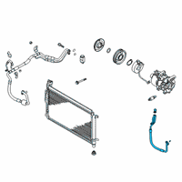 OEM 2022 Kia Soul Discharge Hose Diagram - 97762K0220