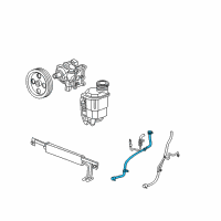 OEM 2003 Dodge Ram 2500 Line-Power Steering Return Diagram - 52113736AD