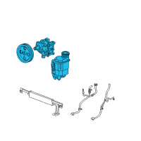 OEM 2007 Dodge Ram 3500 Kit-Pump & PULLEY Diagram - 68034330AB