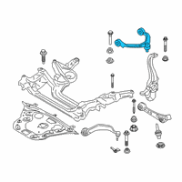 OEM 2021 BMW 740i xDrive Top Camber Correction Control Arm Diagram - 31-12-6-870-023
