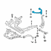 OEM 2018 BMW 740e xDrive Top Camber Correction Control Arm Diagram - 31-12-6-870-023