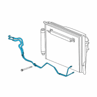 OEM 2008 Dodge Charger Tube-Oil Cooler Diagram - 55038149AC