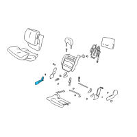 OEM 2001 Oldsmobile Aurora Panel, Driver Seat Cushion Inner Finish *Gray Diagram - 16817507