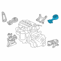 OEM Acura ILX Rod, Torque (Lower) Diagram - 50890-TV1-E81