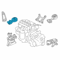 OEM Acura ILX Rod, Torque (Upper) Diagram - 50880-T0A-A81