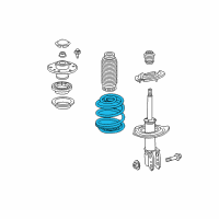 OEM 2013 Chevrolet Captiva Sport Coil Spring Diagram - 20968191