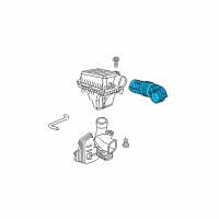 OEM 2006 Dodge Charger Fuel Clean Air Duct Diagram - 4591869AB