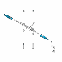 OEM 2019 Toyota C-HR Boot Kit Diagram - 45535-F9010