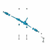 OEM 2020 Toyota C-HR Gear Assembly Diagram - 45510-F4010