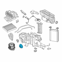 OEM Lincoln Navigator Evaporator Assembly Seal Diagram - FL3Z-19B739-A
