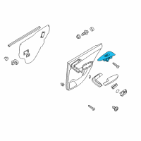 OEM 2012 Kia Forte Rear Power Window Switch Assembly Diagram - 935801M500WK